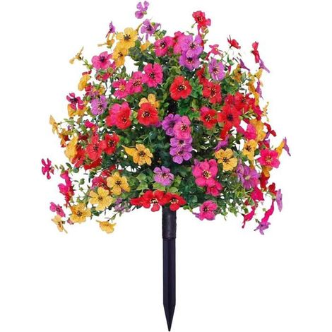Arbustes artificiels extérieur réalistes – Avec pointes, verts – Pour jardin, cour, bureau – Décoration (1/5)