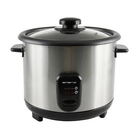 Emerio RCE-110118 Arrocera 1,5 L negro acero inoxidable