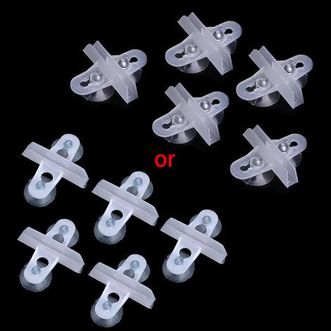 Ensemble de ventouses pour aquarium, 5 unités, plastique durable, fixation sécurisée des composants.-AquaForge