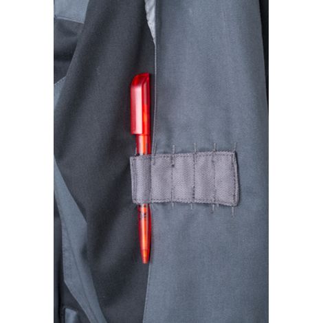 James & Nicholson Arbeitsjacke JN821 Gr. XL grau/schwarz (1/5)