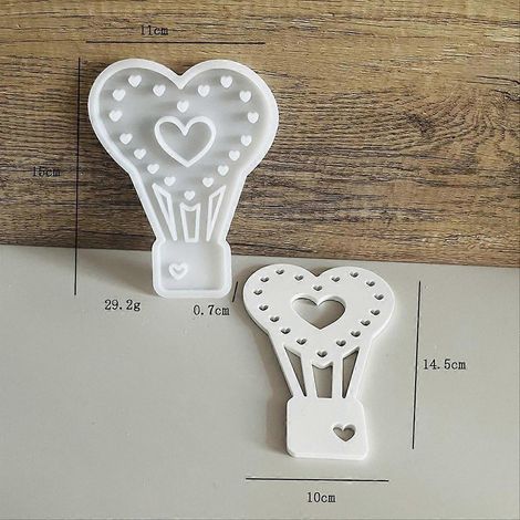 Moule en silicone pour ballon à air, porte-bougie chauffe-plat, moule en ciment et plâtre A (1/5)