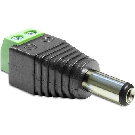 Delock Adaptador DC 2,5 x 5,5 mm pin macho Terminal Block 2