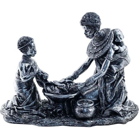 Décoration Famille africaine 29 cm (1/2)