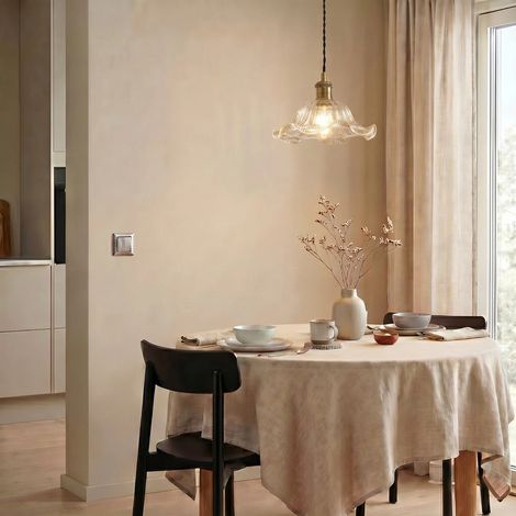 [GEBRAUCHT] B-Ware Lindby Pendelleuchte Hängeleuchte Ludowika LED Lampe Leuchte E27 transparent (1/2)