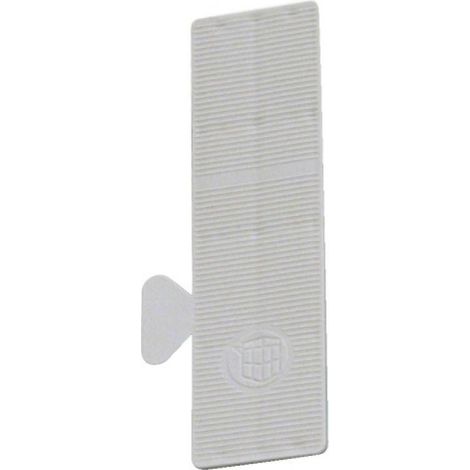 Cale en plastique de vitrage de longueur 80 mm Largeur 22 mm épaisseur 1 mm - GOETTGENS SA