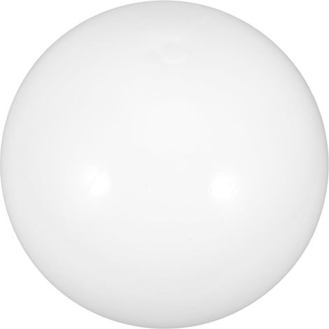 White Acrylic Globe Lampshade Weather Resistant for Outdoor