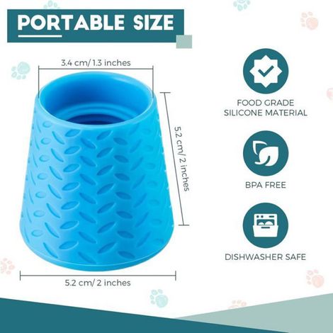 Lot de 3 douches d'extérieur Portables pour Chiens, Accessoire de pulvérisation d'eau pour Chien, randonnée, Plage, Camping (1/5)