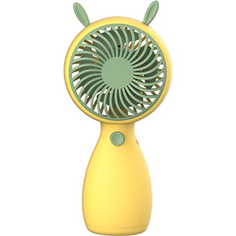 1 Ventilateur de table, portable, rechargeable USB, vitesses réglables, bureau, voyage, intérieur (1/5)