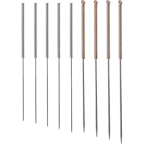 Irovami Aiguilles nettoyage inox lot 9 – 0.2-1mm, imprimante 3D – Idéal pour buses, nettoyage, entretien