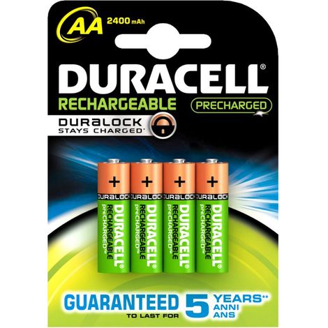 Duracell S7661 AA Cell 2500Mah Rechargeable Batteries (Pack 4) DURS7661 (1/5)