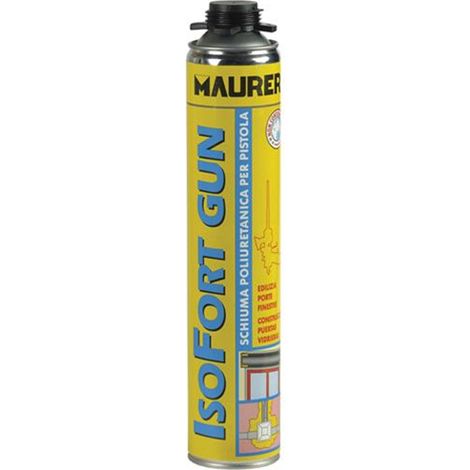 Schiuma Poliuretanica Per Pistola "Isofort Gun" Maurer 750Ml.