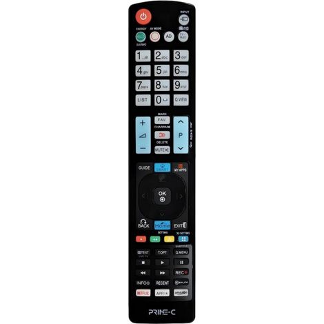 Télécommande TV RM-930LG, prise en main confortable. (1/2)