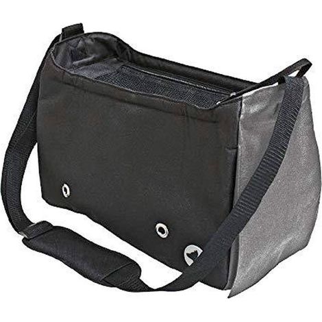 Borsa con tracolla regolabile modello Megan per cani: borsa nera