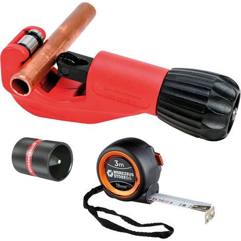 ROTHENBERGER TUBE CUTTER 35, 6-35mm, DURAMAG + desbarbador interior y exterior, 6-35 mm + cinta métrica - 70027-1500000237-Set (1/5)