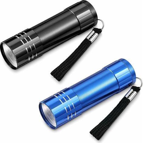 2 Pieces Mini Pocket Torch Ultra Bright LED Flashlight 4 Inch Waterproof Torch Light Small Mini Flashlight Pen for Camping, Outdoor, Emergency, Everyday Flashlights (Battery Not Included) (1/5)