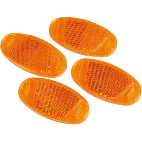 Set 4 catarifrangenti small per bicicletta bicicletta