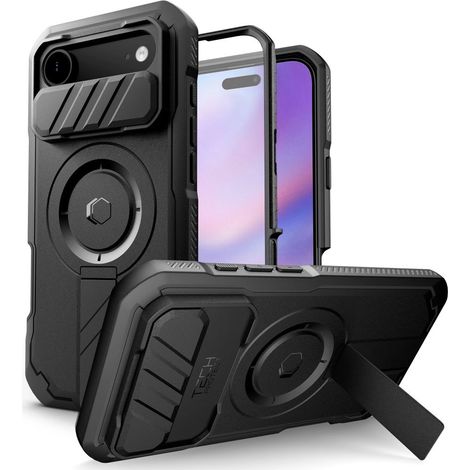 Custodia Tech-Protect in Kevlar MagSafe per iPhone 17 Air - Nera (1/5)