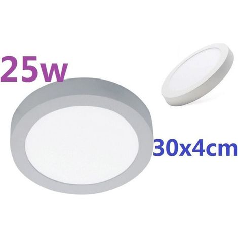 YMYNY Quadratische LED-Deckenleuchte 150 LEDs, Leistung 25 W, weißes Licht 250 W - Rund Naturweiß -