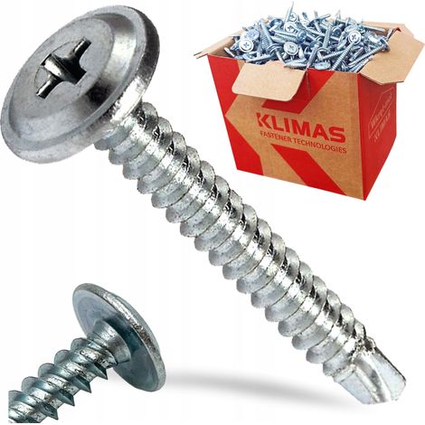 Vis auto-taraudeuses 4,2x25mm - Métal - 500 pièces - Galvanisées - Résistantes et durables (1/5)