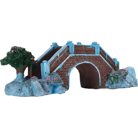 Simulation de pont en arc pour Aquarium, ornement décoratif en résine pour l'aménagement paysager (1/5)