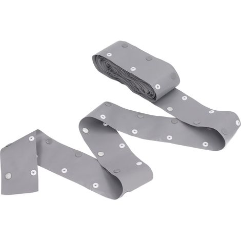 Gaine de protection câble ignifuge PVC POM boutons 60mm large 12mm diam 5m rail industrie robot (1/5)