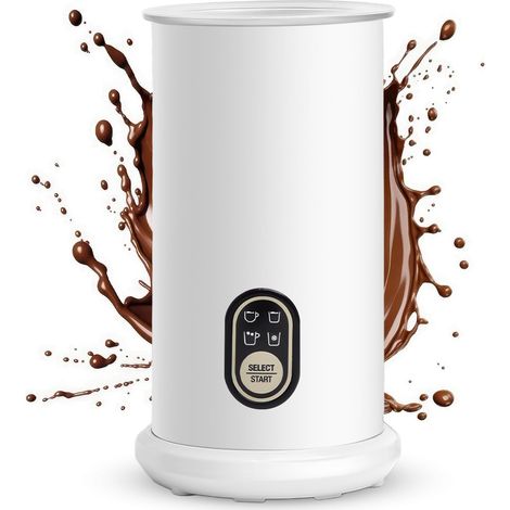 Automatischer 4-in-1-Milchaufschäumer (450 ml) – 450-W-Elektro-Milchaufschäumer mit intelligenter Touch-Steuerung für heiße und kalte Milch – Milchaufschäumer für Latte Macchiato, Cappuccino, heiße Mi