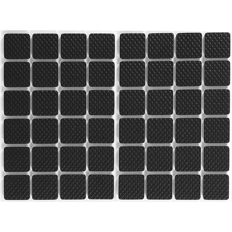 48 patins de protection sol noirs antidérapants et auto-adhésifs pour (1/5)
