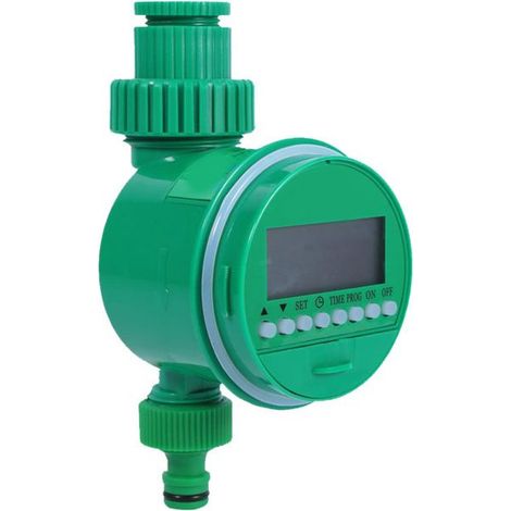 Minuterie arrosage automatique – Programmation facile – Pour pelouse, goutte-à-goutte – Économie d'eau – Robinet (1/3)
