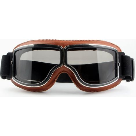 Motorradbrille, kratzfeste Brille, Fahrradbrille, Retro-Motocross-Helmbrille für Herren (1/5)