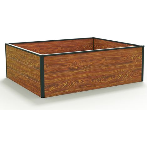 119 x 99 x 39 cm Hochbeet HALFSIZE, Holzoptik