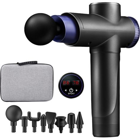 Masajeador muscular portátil, mini masajeador muscular de tejido profundo, herramienta de relajación por vibración eléctrica para el fitness. (1/5)