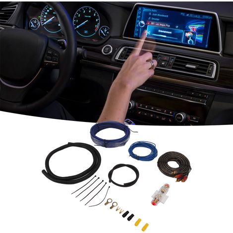 Kit de câbles d'alimentation pour voiture, ensemble de câbles pour amplificateur de puissance automobile, câble d'installation de conversion TP-M8 (1/5)