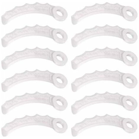 Makita 198426-9 Lames de rechange en plastique pour tondeuse à gazon Makita 198426-9 (paquet de 12) (1/4)
