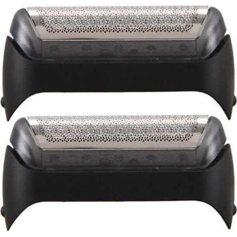 Tête De Rasoir - Maille Électrique - Pour Tondeuse À Barbe - Compatible Modèles Braun 10B 20B 1000 2000 Série - 2 Pièces (1/4)
