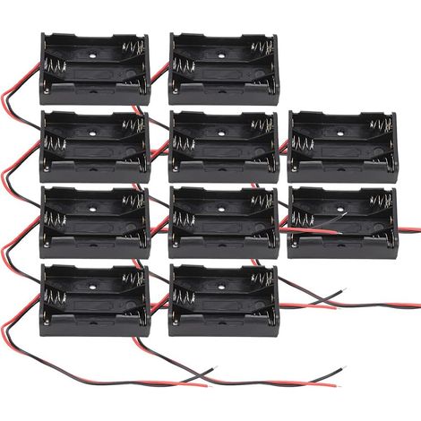 Lot de 10 Supports de Piles AAA avec Fil conducteur 2 Supports de Piles AAA 3 Supports de Piles AAA(3xAAA) (1/5)