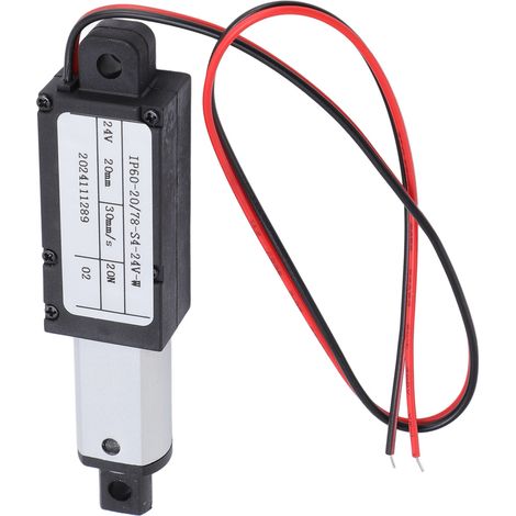 Actionneur linéaire miniature électrique pour canapé, fauteuil inclinable, fenêtre, robot : course de 20 mm, poussée de 20 N, vitesse de 30 mm/s (1/5)