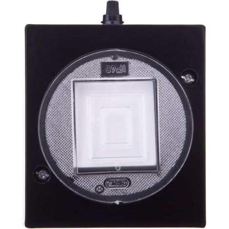 Interruttore ermetico singolo Lambda IP44 nero ŁNH-1LC/25