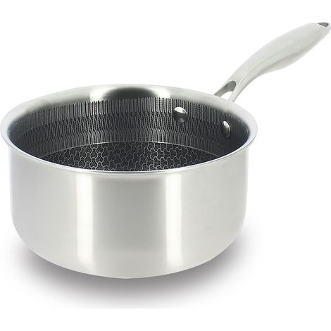 Casserole revêtu 14cm en acier inoxydable, TRINOX (1/3)