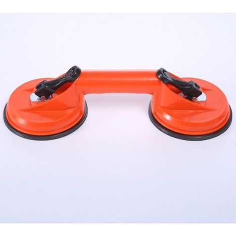 With two suction cups Locking lever and quick release function, For transporting heavy and bulky objects/Bent lifters/Window lifts/Rubber suction cups (1/5)