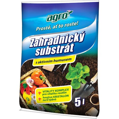 Sustrato de jardinería AGRO 5 L