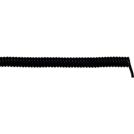 73220240 Câble spiralé UNITRONIC® SPIRAL 100 mm / 400 mm 2 x 0.25 mm² noir 1 pc(s) X761571
