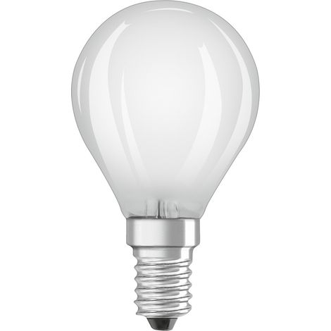 OSRAM Bombilla LED Esférica Blanco 4W 4000K E14