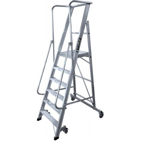 Escalera KTL 2XL-S móbil con plataforma plegable