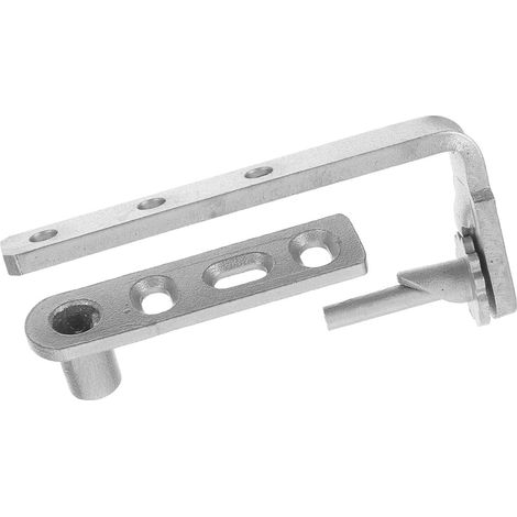 Charnières à Double Battant, Charnières Pivotantes Portes D'armoire, Acier Inoxydable, Argenté, Double Battant, Fermeture Automatique, Fermeture Douce, Demi-hauteur, pour Portes (1/5)