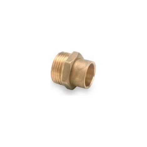 Racor latón soldar entronque M - 15 - 1/2 pulgada / 1 unidad