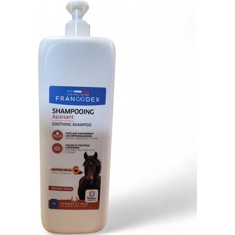 Shampooing Apaisant pour chevaux - Bidon de 1 Litre - Francodex - Francodex (1/3)