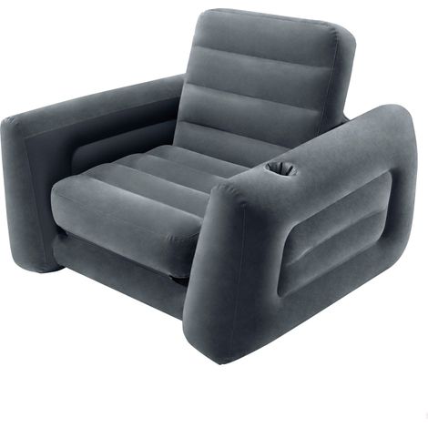 Fauteuil chauffeuse 1 place, Gris Foncé (1/5)