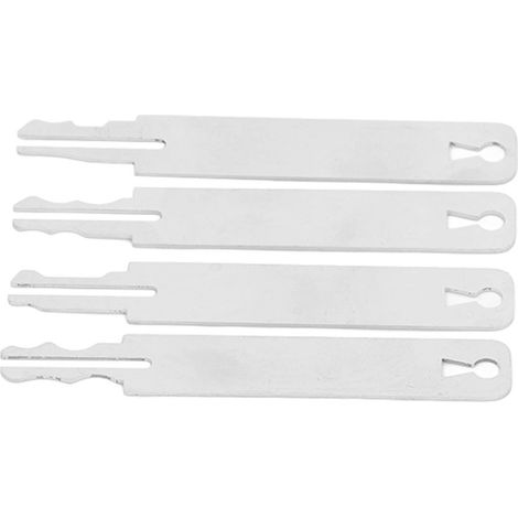 Kit de 4 outils de réparation de serrures et de déverrouillage de cadenas en acier au carbone trempé pour démontage à faire soi-même (1/5)