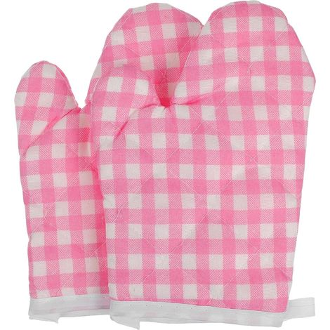 1 Paire de Maniques Cuisine pour Tout-Petits en Coton et Lin Surface Antidérapante et Coupe Ergonomique pour Garçon et Filles Cuisson et Pâtisserie Sécurisée (1/5)