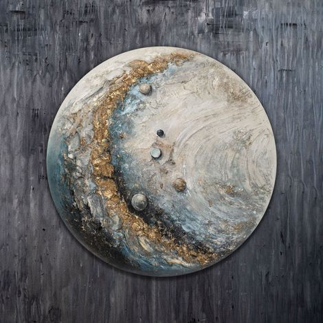 Gemälde Aurosphäre auf Keilrahmen 80 cm (1/5)